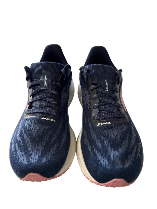 Brooks Shoes - Brooks Launch 9 Womens Running Shoes Navy & Pink Size 8.5 Lightweight Cushioning